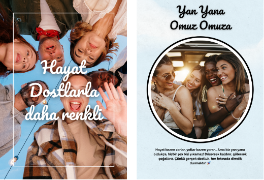 Kişiye Özel Arkadaşlık Dergisi